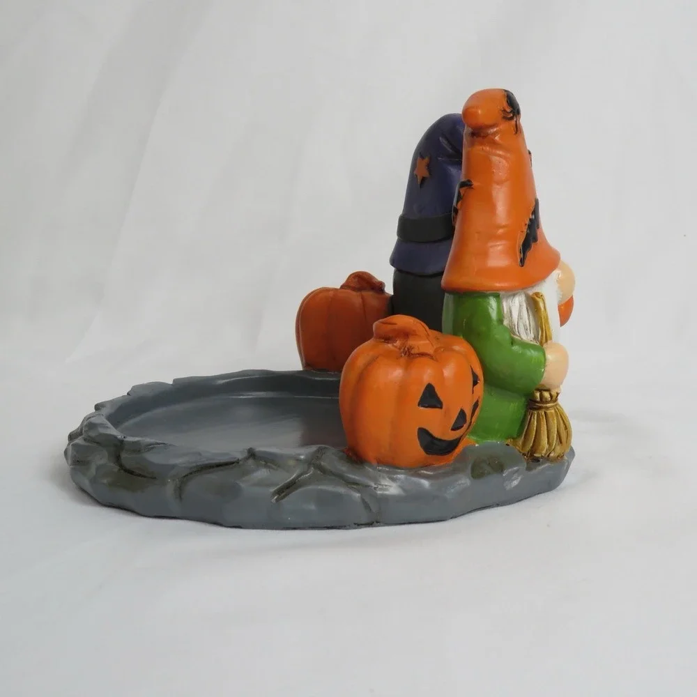 Yankee Candle Halloween  Gnomes Resin Jar‎ Candle Holder